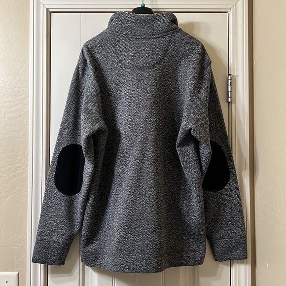 Weatherproof Vintage Men’s Button Neck Sweater - Sherpa Lined - Picture 2 of 5